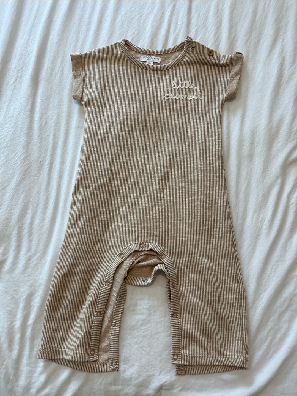 2 cute neutral rompers